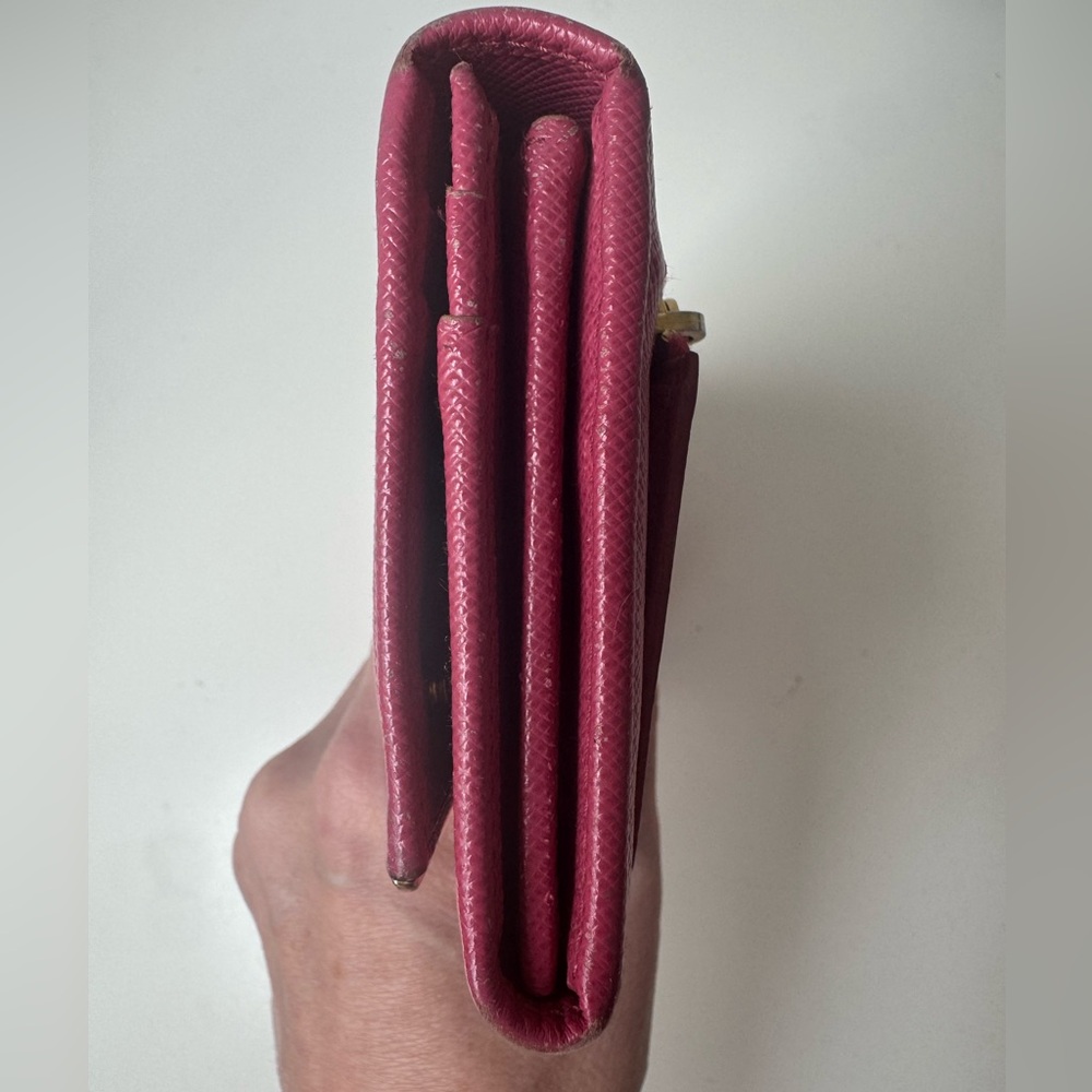 Prada Women’s Long Saffiano Metal Peonia Wallet - Picture 3 of 15